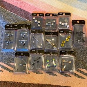 Nipple piercings / barbells